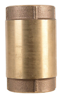 Campbell 2 in. D FNPT x FNPT Red Brass Spring Loaded Check Valve