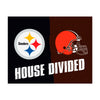 NFL House Divided - Steelers / Browns House Divided Rug