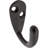 National Hardware 1.47 in. L Oil Rubbed Bronze Brown Zinc Clothes Hook 35 lb. cap. 1 pk