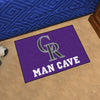 MLB - Colorado Rockies Man Cave Rug - 19in. x 30in.