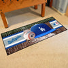 MLB - Los Angeles Dodgers Gray Baseball Runner Rug - 30in. x 72in.