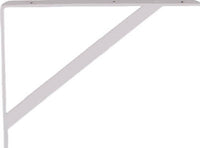 National Hardware 10.63 in. H X 16 in. W X 1.19 in. D White Steel Shelf Bracket (Pack of 6).