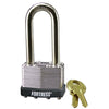 Master Lock Fortress 6.57 in. H X 2 in. W Laminated Steel 4-Pin Cylinder Padlock