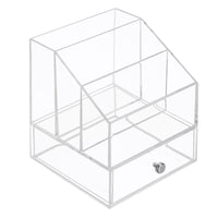 InterDesign Clarity Clear Cosmetic Organizer Stackable