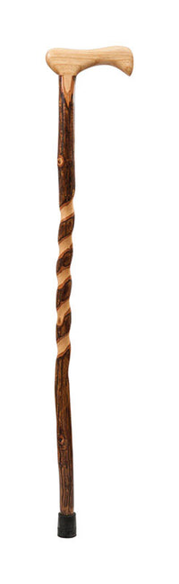 Brazos Walking Sticks 37 in. Brown Hickory Cane