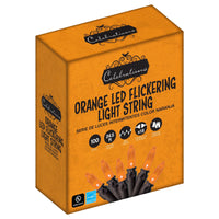 Celebrations Orange 50 ct LED String Lights