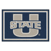 Utah State University 5ft. x 8 ft. Plush Area Rug