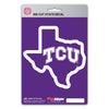 Texas Christian University Team State Decal Sticker