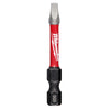 Milwaukee Shockwave Square #3 X 2 in. L Screwdriver Bit Steel 1 pc