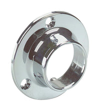 Knape & Vogt 1-1/8 in. L X 1-5/16 in. D Polished Chrome Steel Closet Rod Flange (Pack of 12).