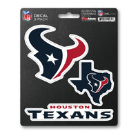 NFL - Houston Texans 3 Piece Decal Sticker Set