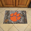 Clemson University Camo Camo Rubber Scraper Door Mat