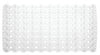 InterDesign 80410 26.5" X 13.75" Clear Enzo Non-Slip Suction Bath Mat (Pack of 4)