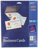 Avery 28371 White Ink Jet Printer Business Cards 100 Count (Pack of 5)