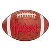 University of Nebraska Script Football Rug - 20.5in. x 32.5in.