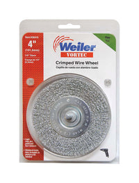 Weiler Vortec 4 in. Fine Crimped Wire Wheel 4500 rpm 1 pc