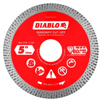 Diablo 5 in. D X 7/8 in. Diamond Masonry Cut-Off Disc 1 pk