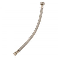 PlumbCraft 3/8 in. Hose Thread in. X 1/2 in. D Hose Thread 12 in. Braided Stainless Steel Faucet Sup