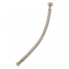 PlumbCraft 3/8 in. Hose Thread in. X 1/2 in. D Hose Thread 12 in. Braided Stainless Steel Faucet Sup