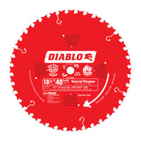 Diablo 10-1/4 in. D X 5/8 in. TiCo Hi-Density Carbide Circular Saw Blade 40 teeth 1 pk