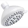 Exquisite White Plastic 3 settings Showerhead 1.8 gpm