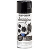 Rust-Oleum Imagine Craft & Hobby Gloss Black Basecoat Spray Paint 11 oz (Pack of 4)