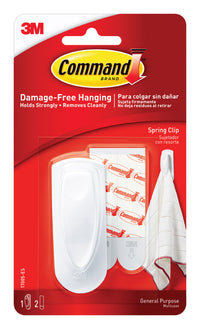 3M Command Medium Plastic Clip 3 in. L 1 pk