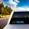 NFL - Carolina Panthers 2 Piece Decal Sticker Set