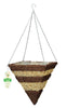 Gardman R374 12" Square Brushwood & White Rattan Hanging Cone (Pack of 10)