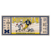 University of Michigan Ticket Runner Rug - 30in. x 72in.