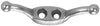 Campbell Chain Nickel-Plated Nickel Rope Cleat 6 in. L (Pack of 10)