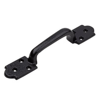 National Hardware 8-1/2 in. L Black Steel Ornamental Gate Pull