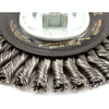 Forney 4 in. Stringer Wire Wheel Brush Steel 15000 rpm 1 pc