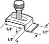 Prime-Line Mill Aluminum Storm Door Panel Clip For 1/2 inch 8 pk