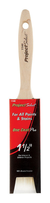 Linzer Products 1140-0150 1-1/2 Polyester Project Select™ Varnish & Wall Paint Brush  (Pack Of 12)