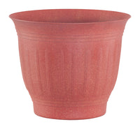 Bloem Colonnade 11 in.   H X 13.2 in.   D Resin Colannade Planter Brick