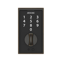 Schlage Touch Aged Bronze Metal Touchscreen Deadbolt