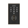 Schlage Touch Aged Bronze Metal Touchscreen Deadbolt