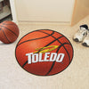 University of Toledo Basketball Rug - 27in. Diameter