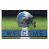 NFL - Detroit Lions Rubber Door Mat - 18in. x 30in.