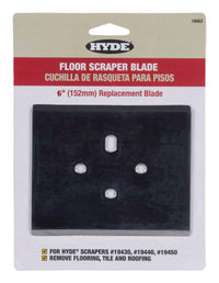 Hyde 0.15 in. H X 6 in. W Carbon Steel Floor Scraper Blade 1 pk