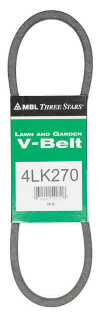 Mitsuboshi Super KB 4LK270 V-Belt 0.5 in. W X 27 in. L For Riding Mowers