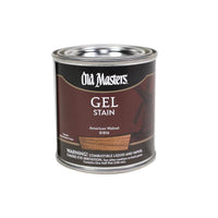 Old Masters Semi-Transparent American Walnut Oil-Based Alkyd Gel Stain 0.5 pt (Pack of 6)