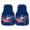 NHL - Columbus Blue Jackets Carpet Car Mat Set - 2 Pieces