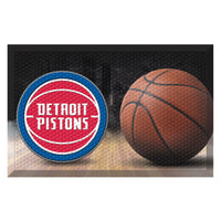 NBA - Detroit Pistons Rubber Scraper Door Mat