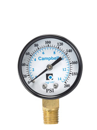 Campbell Pressure Gauge 200 PSI