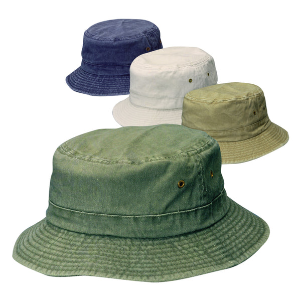 Dorfman Pacific Bucket Hat Assorted Colors Youth Pack of 12 Max Warehouse