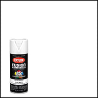 Krylon Fusion All-In-One Flat White Paint + Primer Spray Paint 12 oz (Pack of 6).