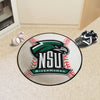 Northeastern State University Baseball Rug - 27in. Diameter