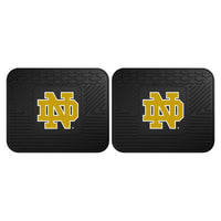 Notre Dame Back Seat Car Mats - 2 Piece Set